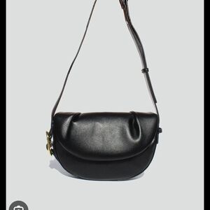 Street Level Black Shoulder Bag